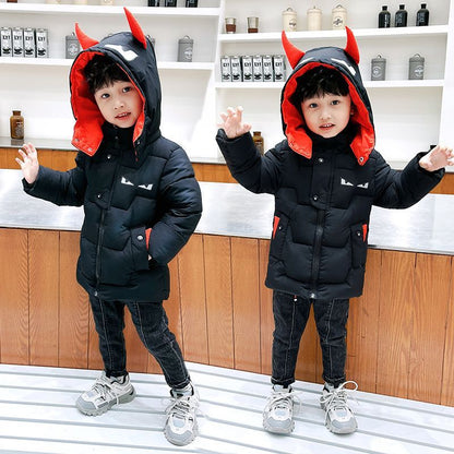 Boy Jacket Mid-length Coat