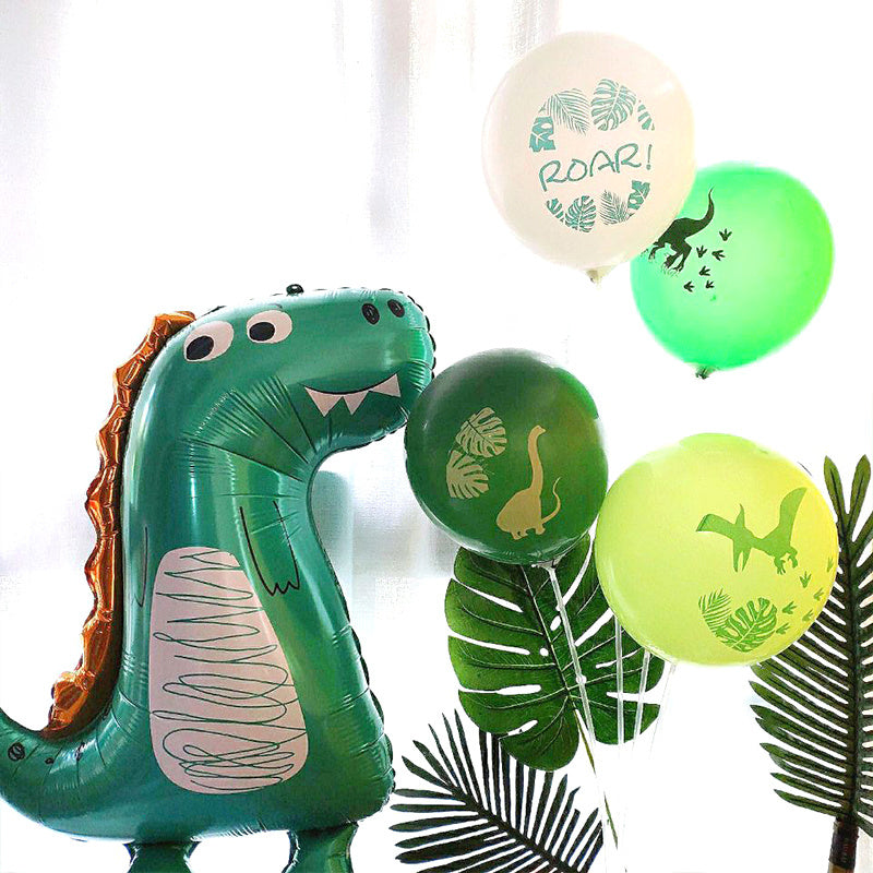 Cartoon Dinosaur Theme Aluminum Balloon Party Decoration