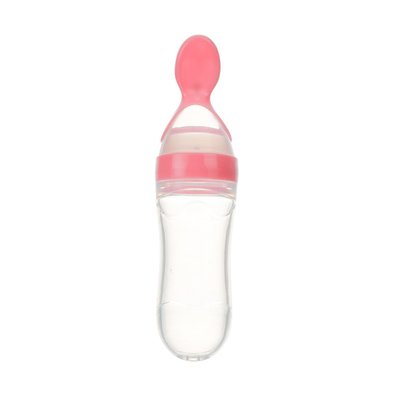 Baby Food Squeeze Bottle With Spoon - The Proper Price