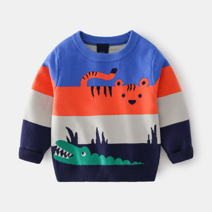 Cartoon Jacquard Sweater