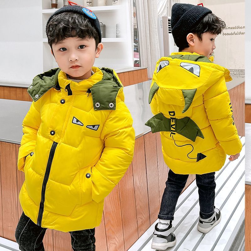 Boy Jacket Mid-length Coat