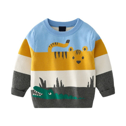 Cartoon Jacquard Sweater