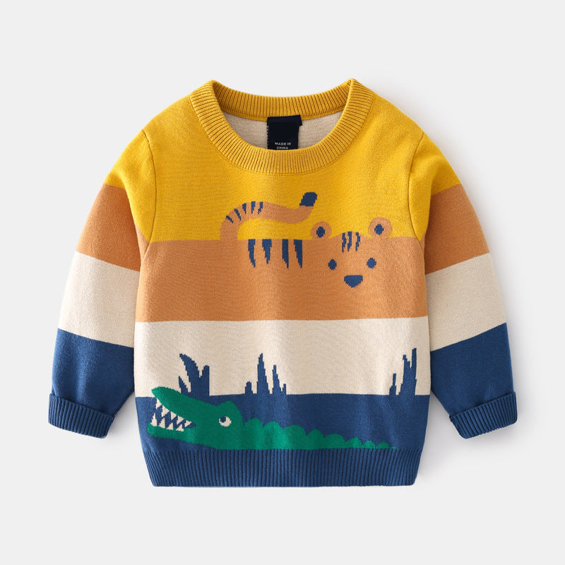 Cartoon Jacquard Sweater