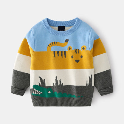 Cartoon Jacquard Sweater