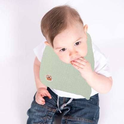 Organic Cotton Bib - Green