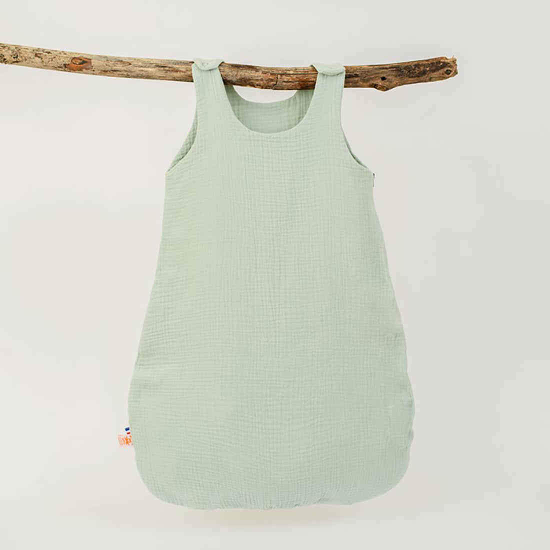 Organic Cotton Summer Sleeping Bag - Green